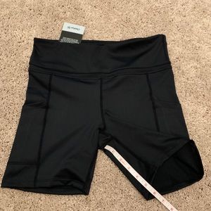 Black biker shorts